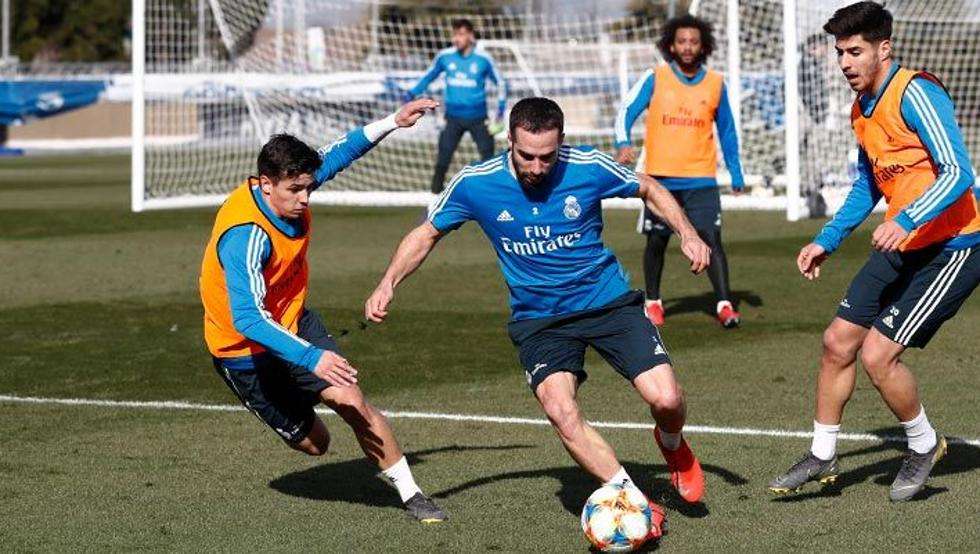 جانب من مران الريال