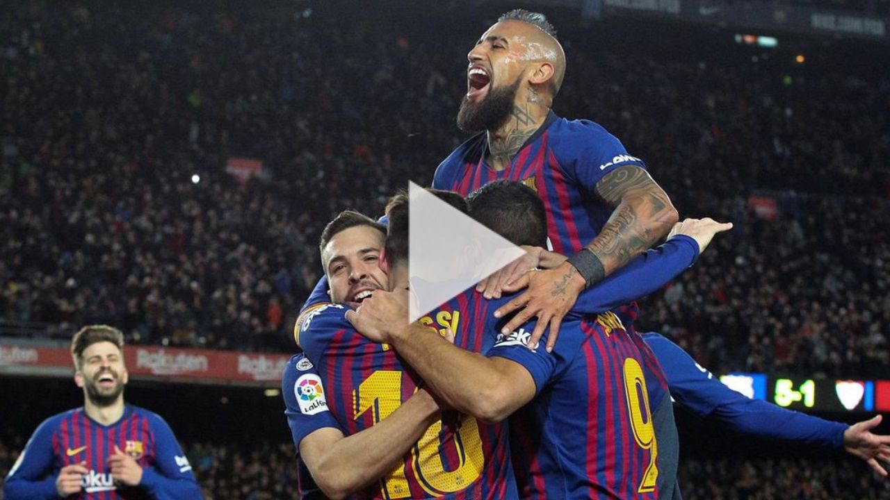 لاعبو برشلونة