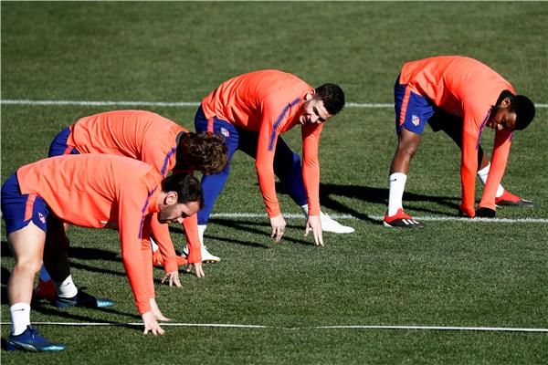 جانب من مران أتلتيكو مدريد