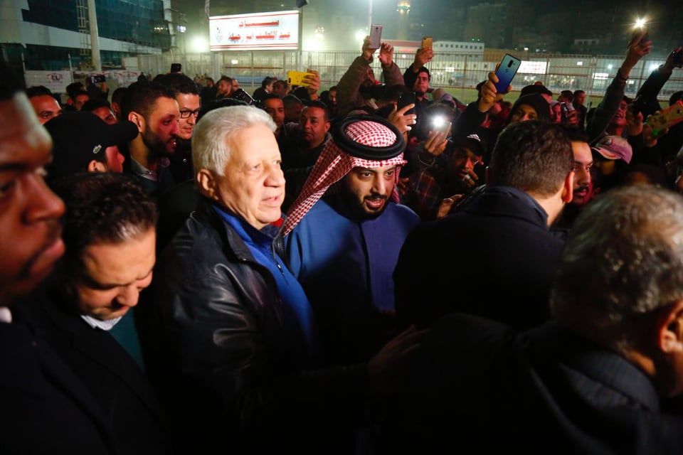 لحظة وصول آل الشيخ
