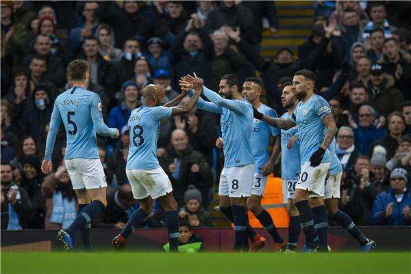 لاعبو مانشستر سيتي