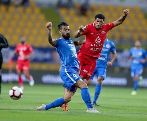 لقطة من المباراة