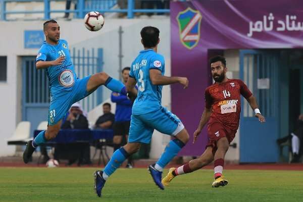 جانب من مباراة السالمية والنصر