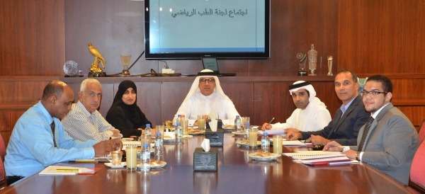 من اجتماع لجنة الطب الرياضي بالاتحاد الإماراتي