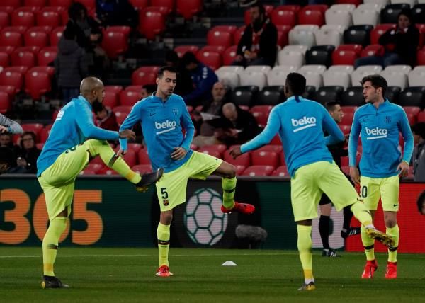 لاعبو برشلونة