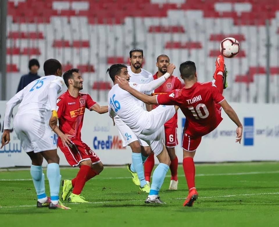 لقطة من المباراة