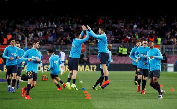 لاعبو برشلونة
