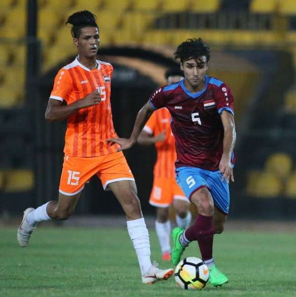 جانب من مباراة سابقة للأولمبي العراقي