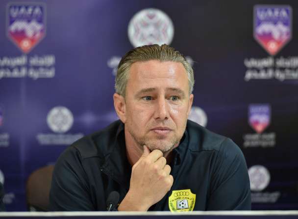  لورينت ريجيكامب خلال  المؤتمر الصحفي