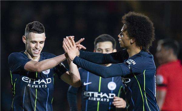 لاعبو مانشستر سيتي