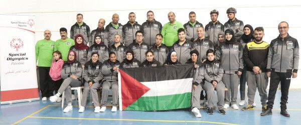 من التحضيرات للمنتخب الفلسطيني