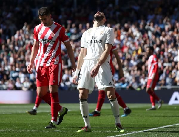 لقطة من مباراة الريال وجيرونا