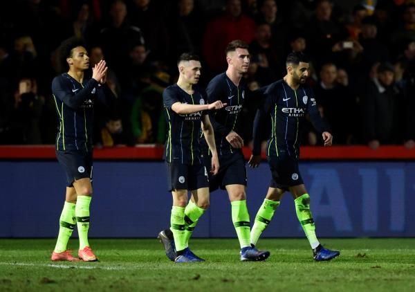 لاعبو مانشستر سيتي