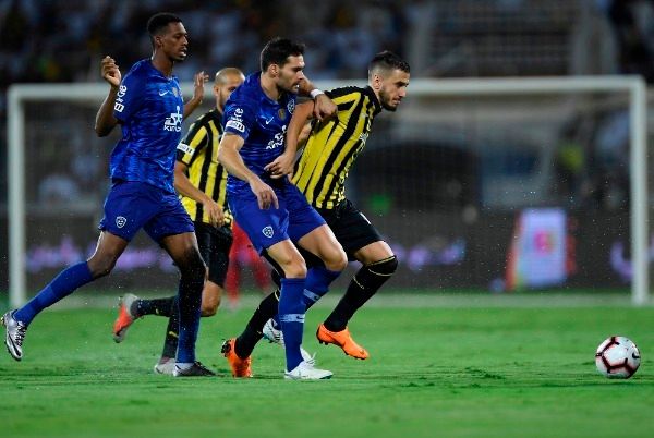 من لقاء سابق بين الهلال والاتحاد