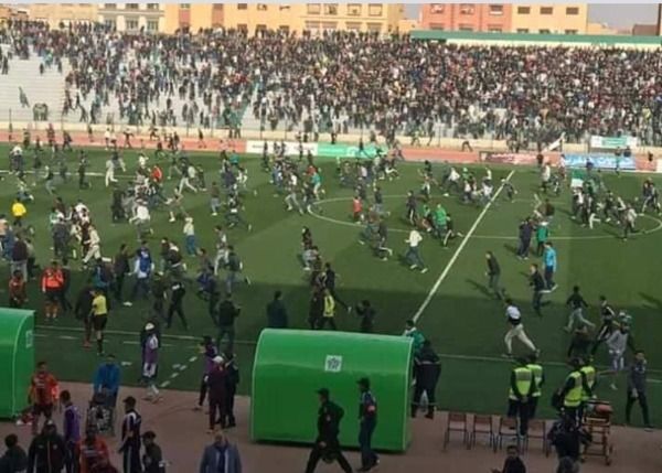 جانب من الشغب