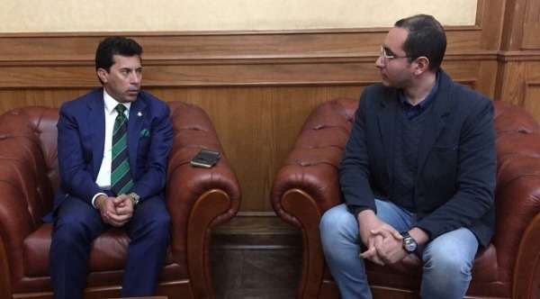 مراسل كووورة يحاور وزير الرياضة المصري