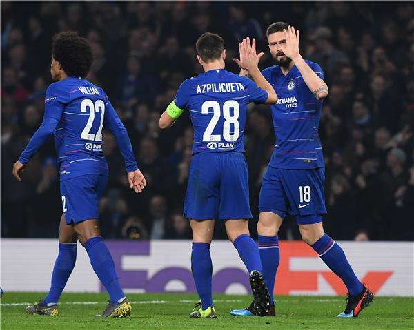 لاعبو تشيلسي