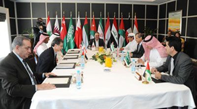 ممثلو أعضاء  اتحاد غرب آسيا خلال الإجتماع