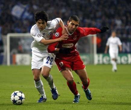 يوتشيدا في المباراة