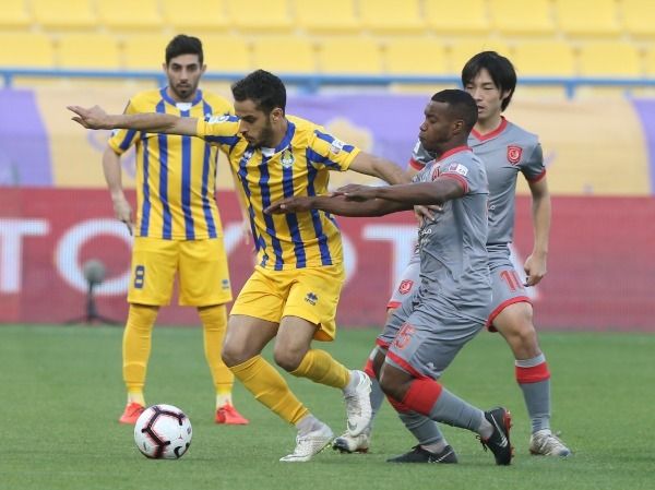 لقطة من المباراة