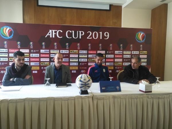 من المؤتمر الصحفي لقيس اليعقوبي