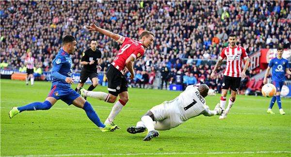 جانب من المباراة