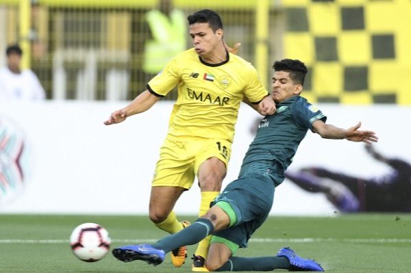 من مباراة الأهلي والوصل