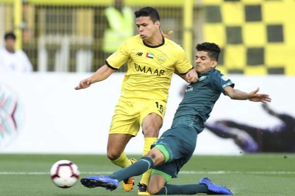 من مباراة الأهلي والوصل