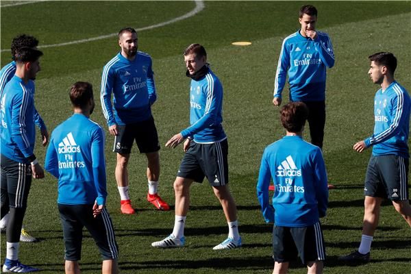 تدريبات ريال مدريد ( أرشيفية )