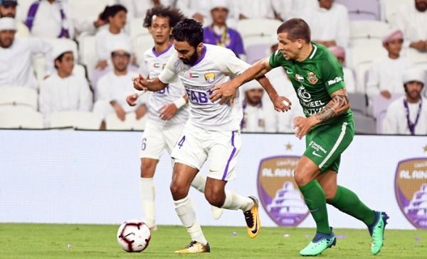 لقاء شباب الأهلي والعين في الدور الأول