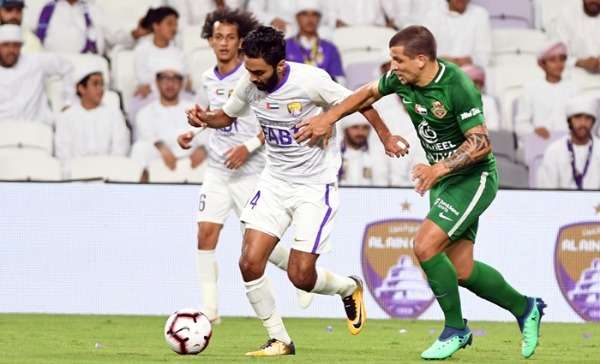 لقاء شباب الأهلي والعين في الدور الأول