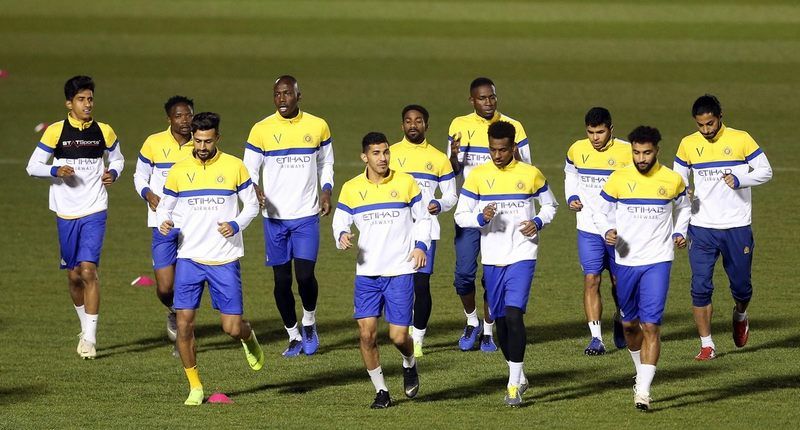 جانب من مران النصر