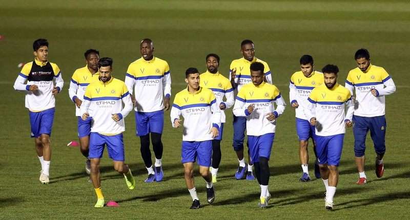 جانب من مران النصر