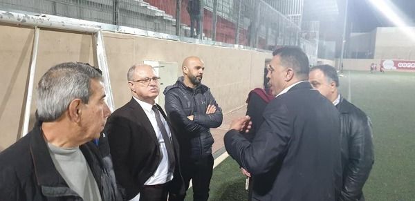 إدارة الأهلي تتابع مران الفريق