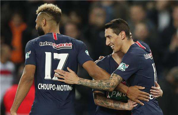 فرحة لاعبي سان جيرمان 