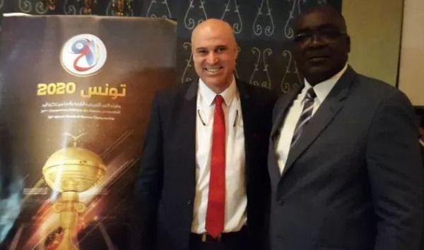 الماطري مع رئيس الاتحاد الإفريقي لكرة اليد