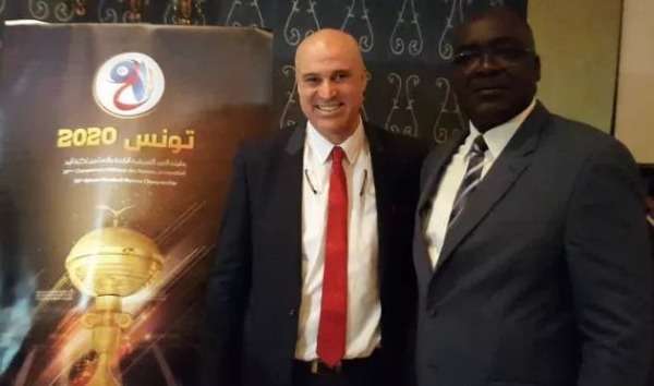 الماطري مع رئيس الاتحاد الإفريقي لكرة اليد