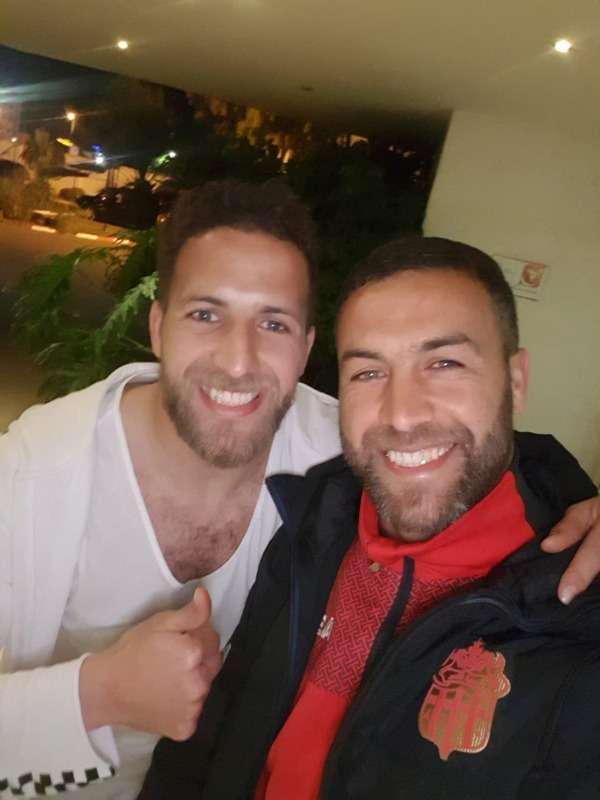 عبد الرحمن الحواصلي مع شقيقه