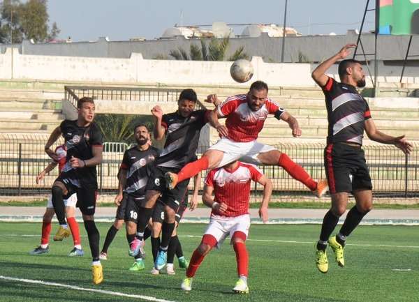 من مباراة الجهاد والجزيرة