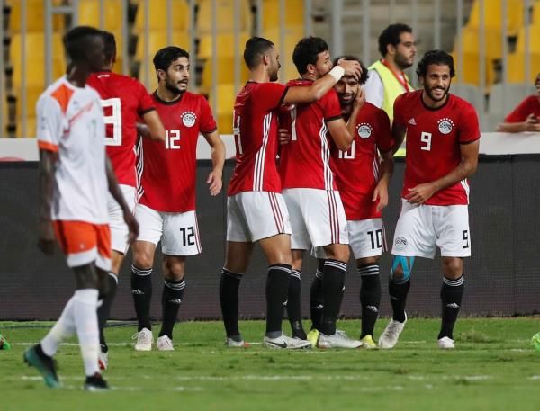 لاعبو منتخب مصر