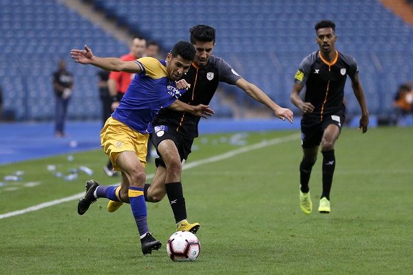 لقطة من المباراة