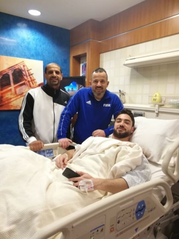 صالح بعد اجراء العملية