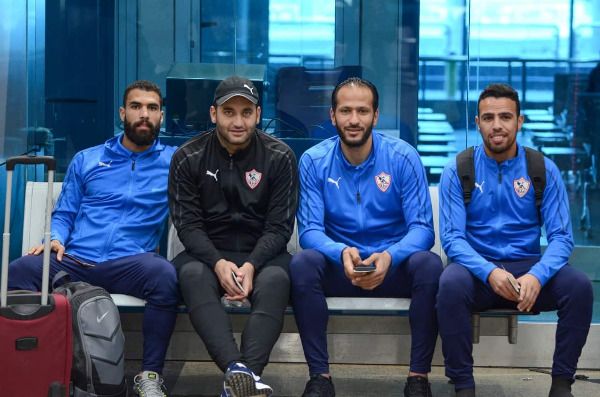 بعثة الزمالك في مطار القاهرة