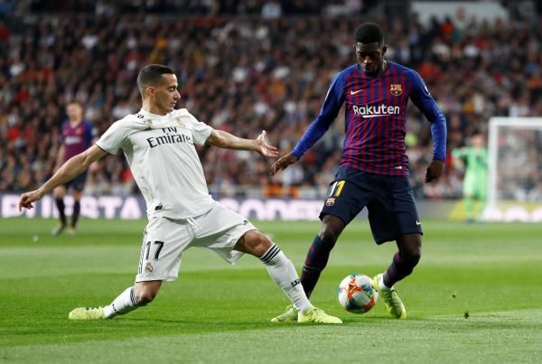 ديمبلي وفاسكيز في كلاسيكو إياب الكأس