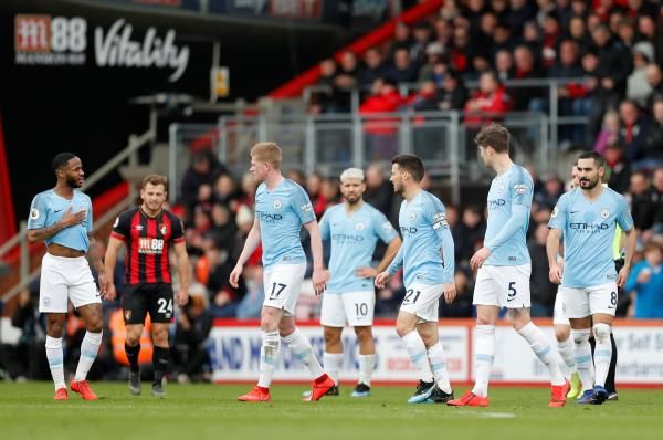 لاعبو مانشستر سيتي