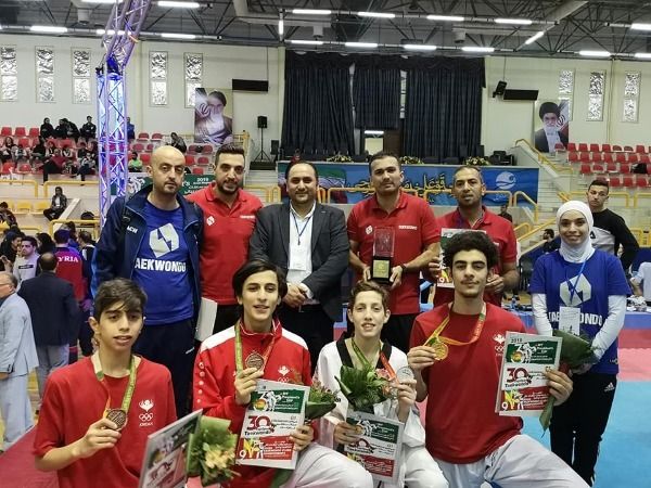 منتخب الأردن للناشئين بعد التتويج