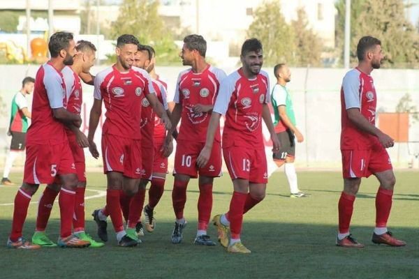 فرحة لاعبي مؤسسة البيرة