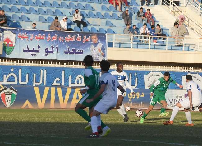 جانب من مباراة للجهراء