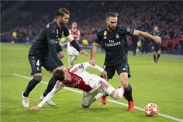 من لقاء الذهاب بين ريال مدريد وأياكس