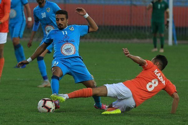 جانب من مباراة السالمية وكاظمة